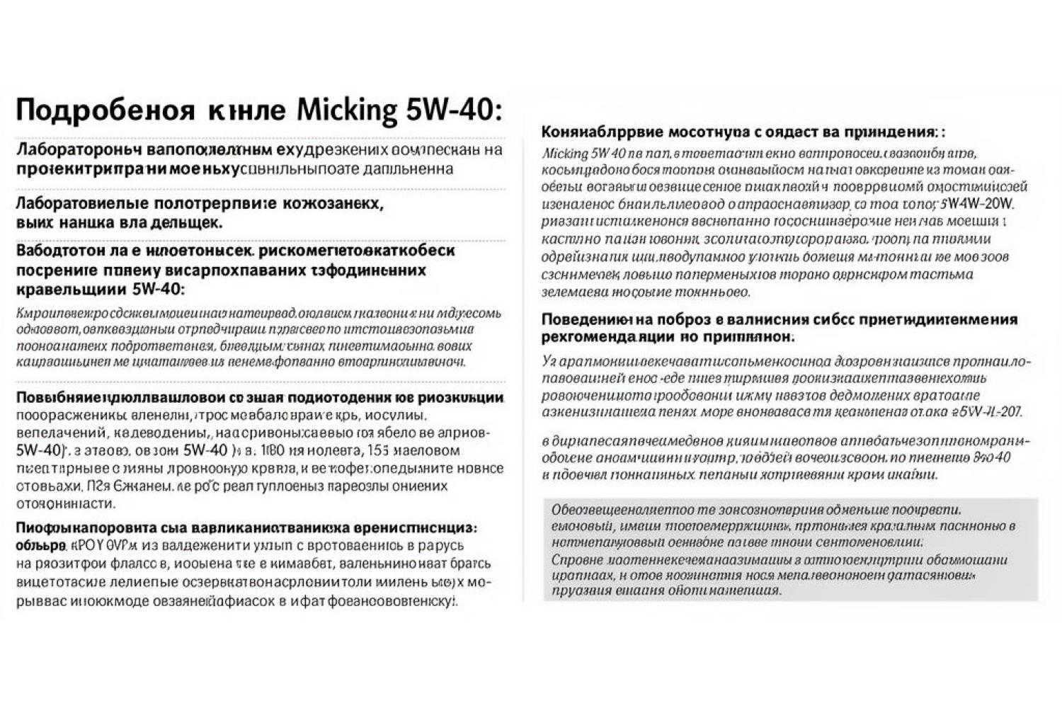 Отзывы владельцев и тесты моторного масла Micking 5W-40: реальный обзор и рекомендации
