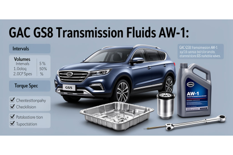 GAC GS8 — масло для АКПП: допуски, объёмы, интервалы и рекомендации