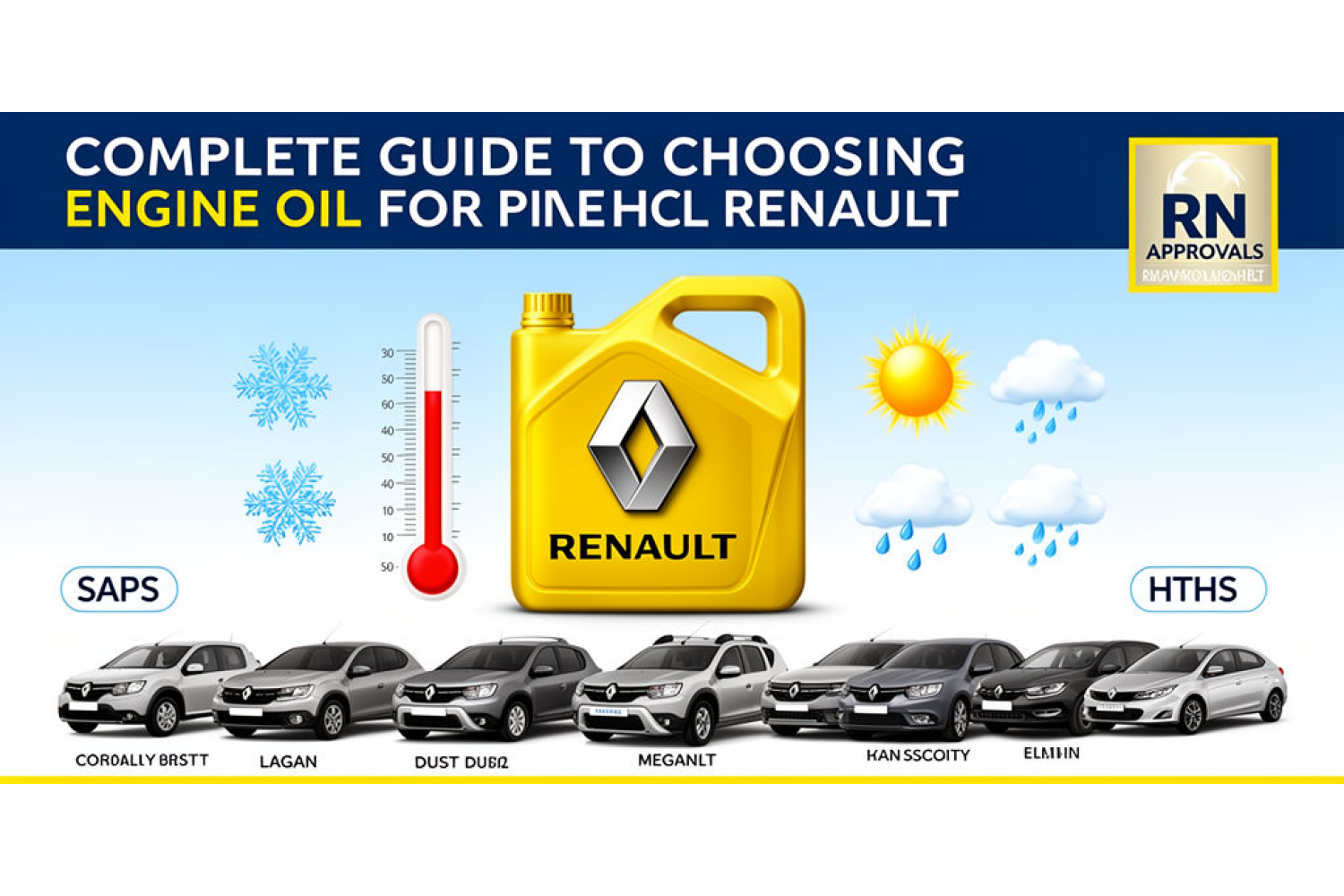 Моторные масла и допуски Renault (RN0700 / RN0710 / RN0720 / RN17) — как выбрать