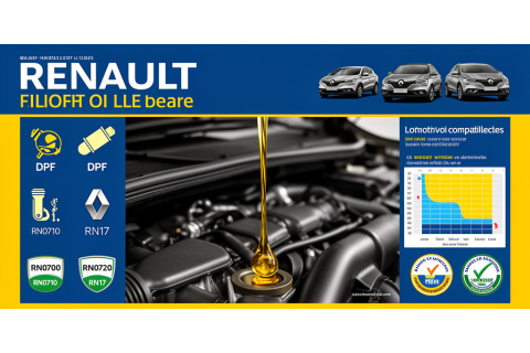 Renault — таблица совместимости масел и практические допуски для подбора по моделям