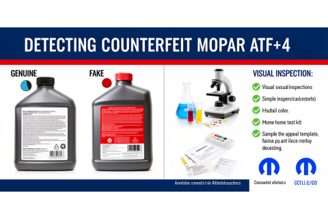 Mopar ATF+4: как распознать подделку — методика и тесты для покупателя