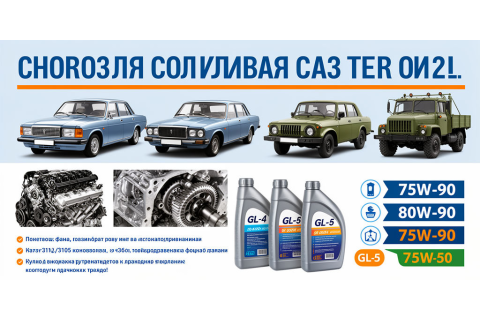 Масла для конкретных моделей ГАЗ — подробные рекомендации по двигателю, КПП и мостам (ГАЗ‑53, ГАЗ‑66, ГАЗ‑3110, ГАЗ‑31105 и др.)