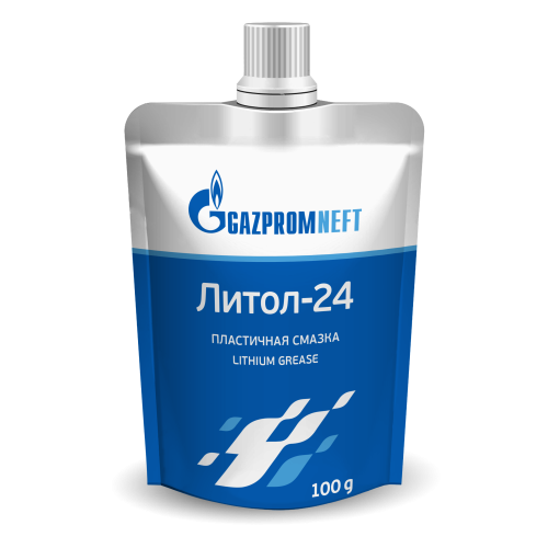 Смазка Gazpromneft Литол-24, универсальная, 0.1 кг, минеральная купить в Мурманске с доставкой