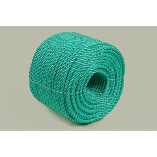 Канат полистиловый крученый 3-х прядный 20 мм. бухта 220м. (зеленый) купить в Мурманске с доставкой