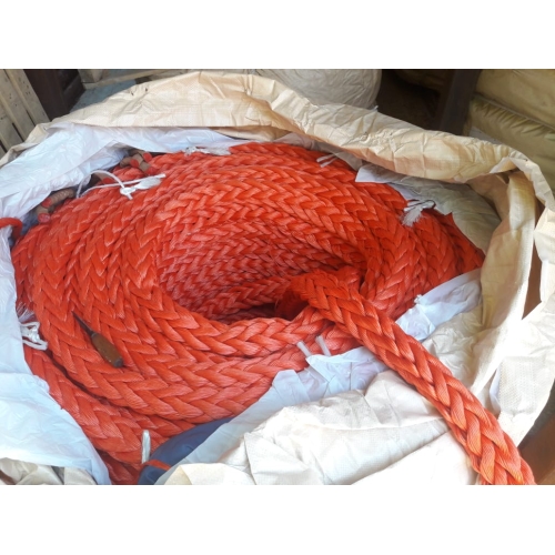 Канат швартовый полистиловый 12-ти прядный плетеный 64 мм. Бухта 220м. (красный) купить в Мурманске с доставкой