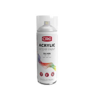 ACRYLIC HITEMP PAINT SILVER CRC, 400 мл