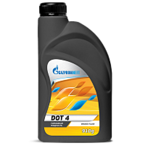 Тормозная жидкость Gazpromneft DOT 4, 0,91 кг, синтетика купить в Мурманске с доставкой