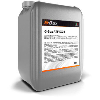 Трансмиссионное масло G-Energy G-Box ATF DX II, 20 л, полусинтетика