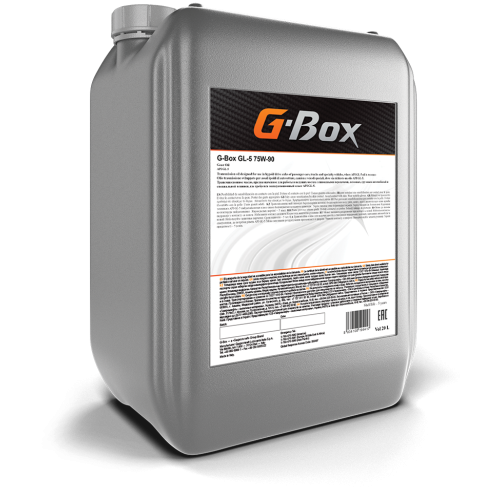 Трансмиссионное масло G-Energy G-Box GL-5, 75W-90, 20 л, синтетика купить в Мурманске с доставкой