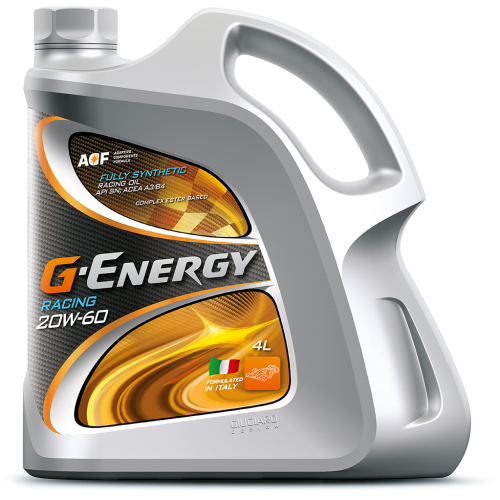 Моторное масло G-Energy Racing, 20W-60, 4 л, синтетика купить в Мурманске с доставкой