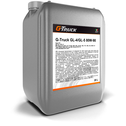 Трансмиссионное масло G-Energy G-Truck, 80W-90, 20 л, минеральное купить в Мурманске с доставкой