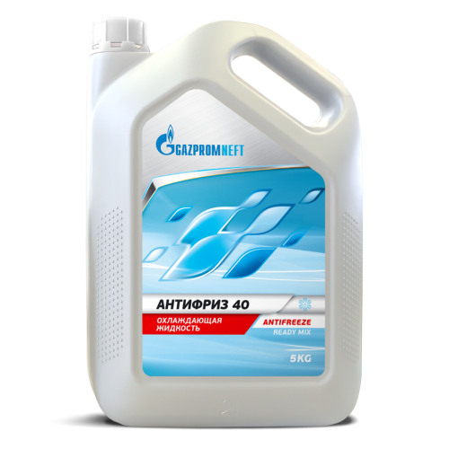 Охлаждающая жидкость Gazpromneft Antifreeze 40, 4,775 кг, этиленгликоль купить в Мурманске с доставкой