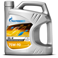 Трансмиссионное масло Gazpromneft GL-4, 75W-90, 4 л, полусинтетика