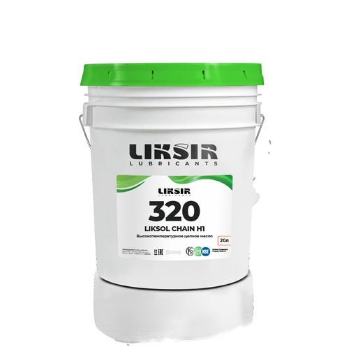 Пищевое масло Liksir Chain ISO 320, 20 л, минеральное купить в Мурманске с доставкой
