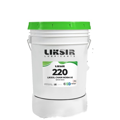 Цепное масло Liksir Chain HTG CLP-220, 20 л, синтетика купить в Мурманске с доставкой