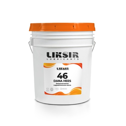 Гидравлическое масло Liksir Dana Hees ISO VG: 46, 20 л, синтетика купить в Мурманске с доставкой