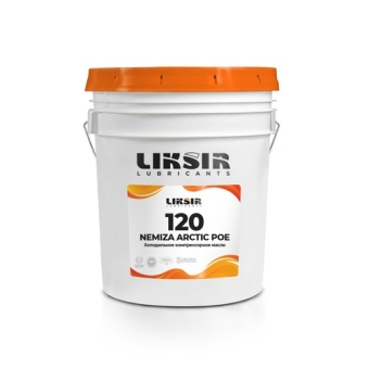 Масло для компрессоров холодильных установок Liksir Nemiza Arctic POE ISO 120, 20 л, синтетика
