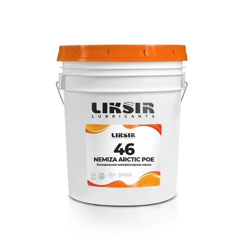 Масло для компрессоров холодильных установок Liksir Nemiza Arctic POE ISO 46, 20 л, синтетика купить в Мурманске с доставкой
