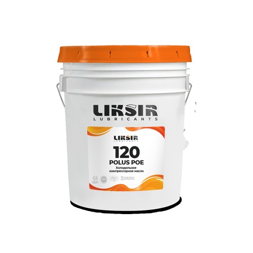Масло для компрессоров холодильных установок Liksir Polus POE ISO 120, 1 л, синтетика купить в Мурманске с доставкой