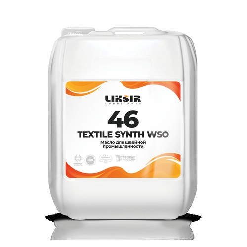 Индустриальное масло Liksir Textile Synth WSO ISO VG: 46, 20 л, минеральное купить в Мурманске с доставкой