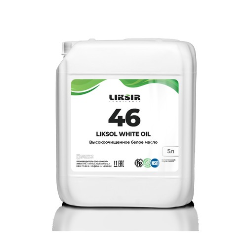 Пищевое масло Liksir White Oil ISO 46, 20 л, минеральное купить в Мурманске с доставкой