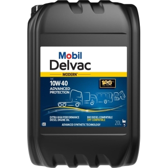Грузовое масло Mobil Delvac Modern, 10W-40, 20 л, синтетика