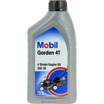 Моторное масло Mobil Garden Oil 4T, 10W-30, 1 л, минеральное