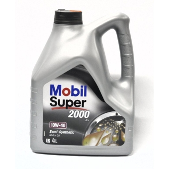 Моторное масло Mobil Super 2000 X1, 10W-40, 4 л, полусинтетика