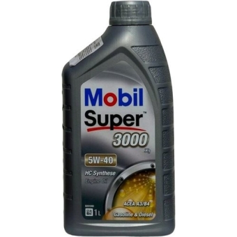 Моторное масло Mobil Super 3000 X1, 5W-40, 1 л, синтетика