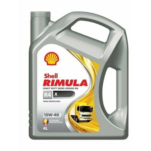 Дизельное моторное масло SHELL Rimula 15W-40, 4 л, минеральное купить в Мурманске с доставкой
