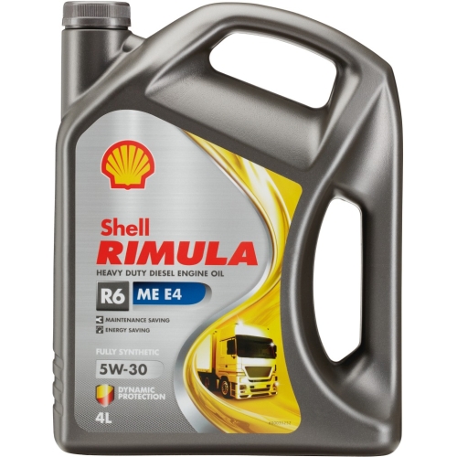 Дизельное моторное масло SHELL Rimula 5W-30, 4 л, синтетика купить в Мурманске с доставкой