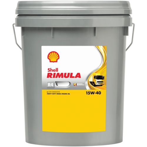 Дизельное моторное масло SHELL Rimula 15W-40, 20 л, минеральное купить в Мурманске с доставкой