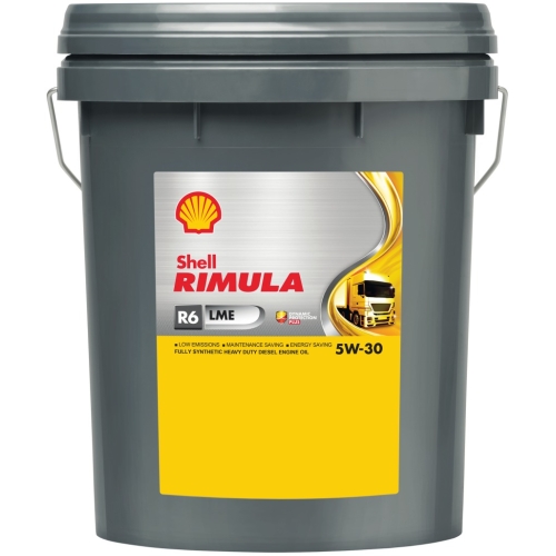 Дизельное моторное масло SHELL Rimula 5W-30, 20 л, синтетика купить в Мурманске с доставкой