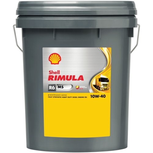 Дизельное моторное масло SHELL Rimula 10W-40, 20 л, синтетика купить в Мурманске с доставкой