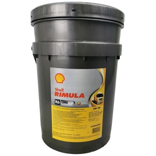 Дизельное моторное масло SHELL Rimula 5W-30, 20 л, синтетика купить в Мурманске с доставкой