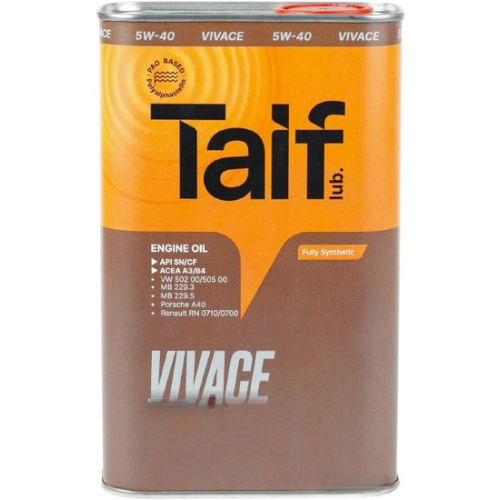 Моторное масло Taif Tact, 5W-30, 1 л, синтетика купить в Мурманске с доставкой