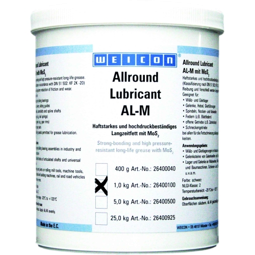 Высокоэффективная жировая смазка WEICON AL-M, 1 кг купить в Мурманске с доставкой