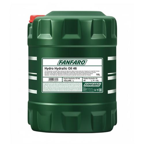 Гидравлическое FANFARO Hydro ISO 46, 10л, минеральное купить в Мурманске с доставкой