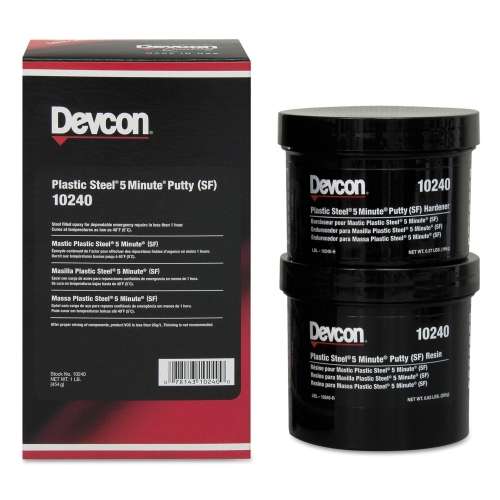 Devcon Plastic Steel 5-Minute Putty (SF) 10240, 454 г купить в Мурманске с доставкой