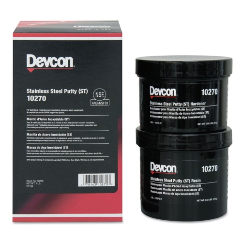 Devcon Stainless Steel Putty (ST) 10270, 454г купить в Мурманске с доставкой