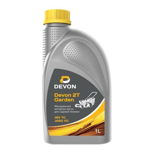 Моторное масло Devon 2T Garden, 1 л, минеральное купить в Мурманске с доставкой