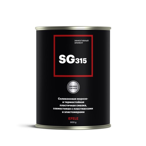 Смазочно-охлаждающая жидкость Efele SG-315 NLGI 1, 5 кг, синтетика купить в Мурманске с доставкой