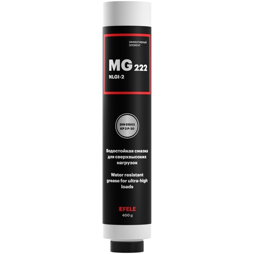 Смазка для сверхвысоких нагрузок Efele MG-222 NLGI 2, 18 кг, минеральная купить в Мурманске с доставкой