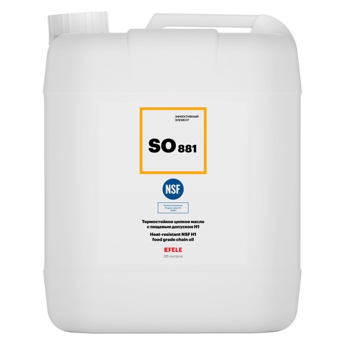 Цепное масло Efele SO-881, 20 л, синтетика купить в Мурманске с доставкой