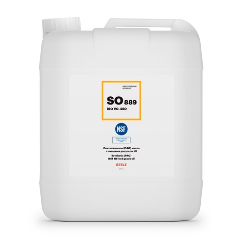 Редукторное масло Efele SO-889 ISO VG: 460, 20 л, синтетика купить в Мурманске с доставкой