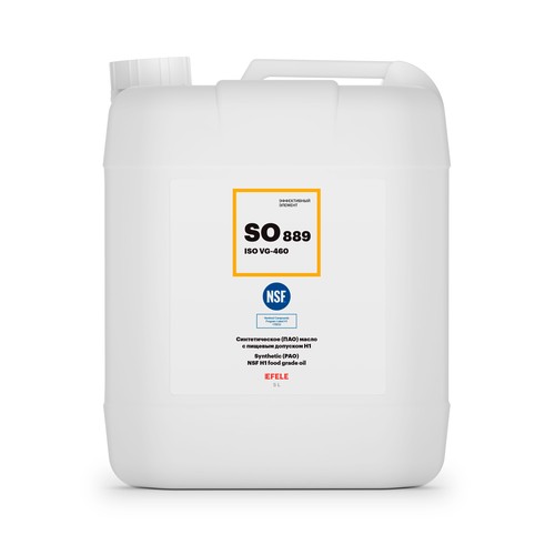 Редукторное масло Efele SO-889 ISO VG: 460, 5 л, синтетика купить в Мурманске с доставкой