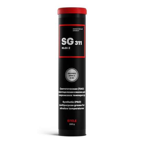 Смазка морозостойкая Efele SG-311 ISO 25, 180 кг, синтетика купить в Мурманске с доставкой
