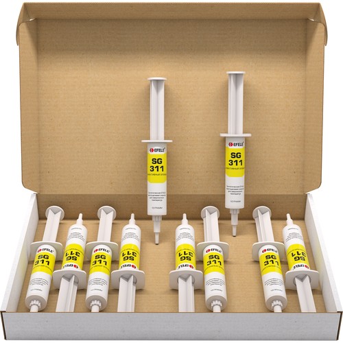 Смазка морозостойкая Efele SG-311 ISO 25, 18 кг, синтетика купить в Мурманске с доставкой