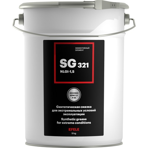 Смазка пластичная морозостойкая Efele SG-321 ISO 150, 18 кг, синтетика купить в Мурманске с доставкой