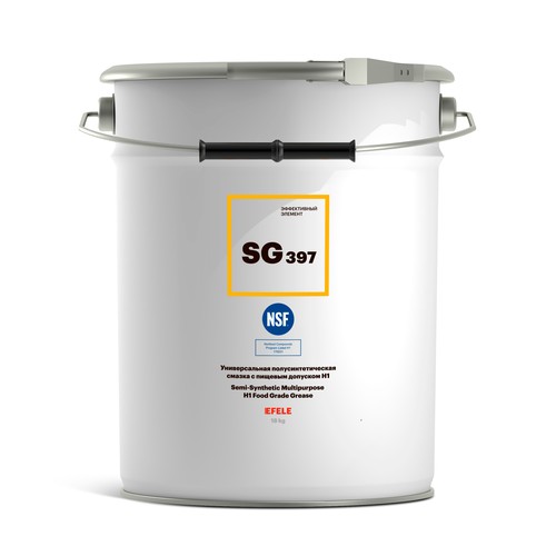 Пищевая смазка Efele SG-397, 180 кг, полусинтетика купить в Мурманске с доставкой